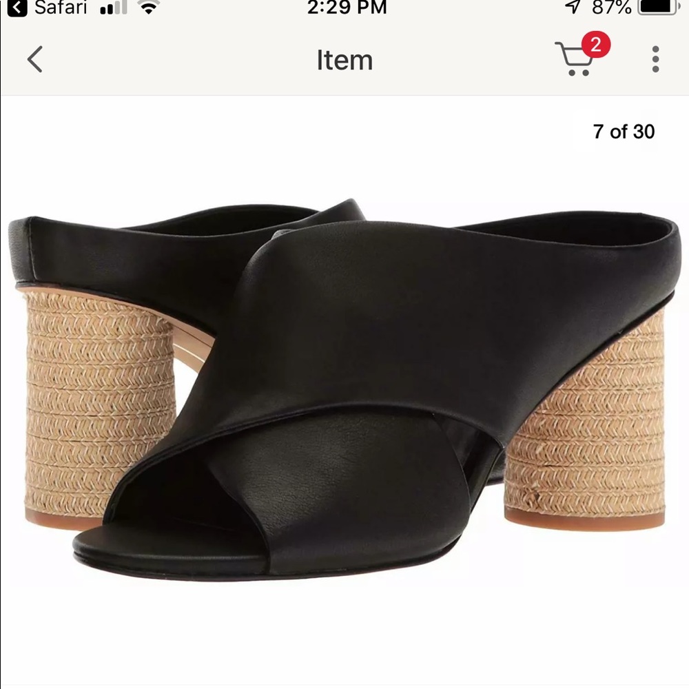 Like new dolce vita javi mules in black